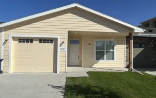 Front Entrance Of A Garden Home