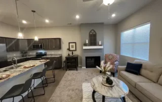 Living Room in Garden Home